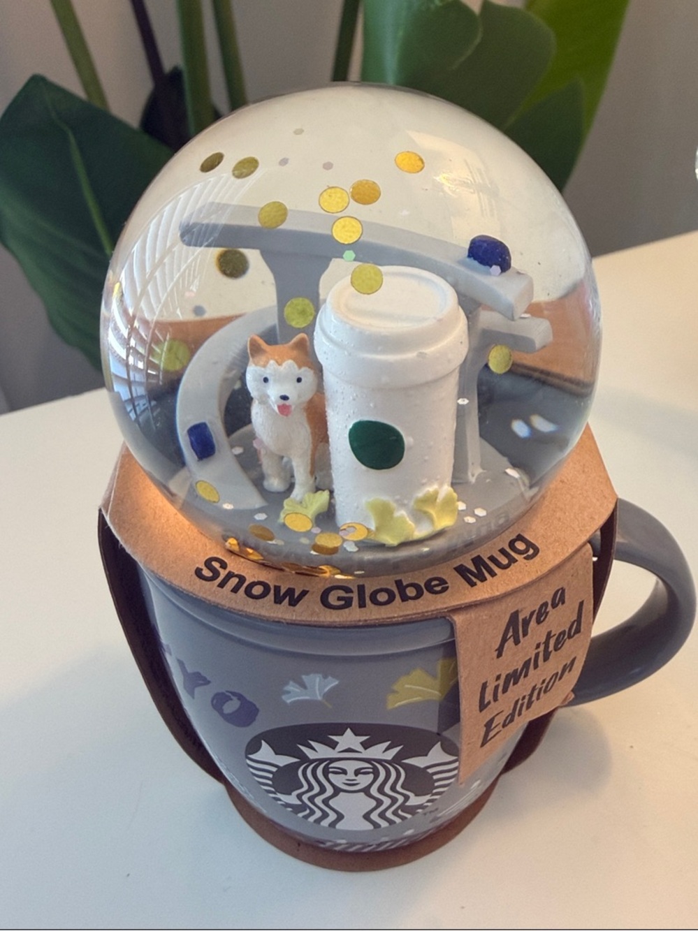 Starbucks Japan Tokyo Limited Edition Snow Globe & Demi Mug Set NIB